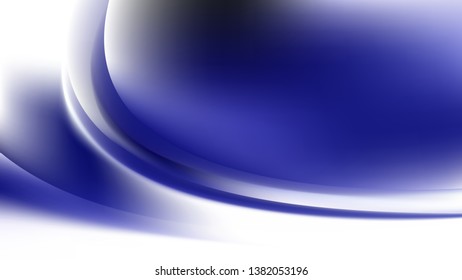 Glowing Blue and White Wave Background Design