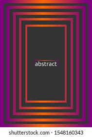 glowing border abstract portrait background
