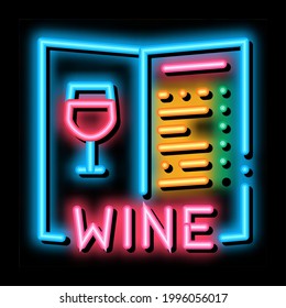 Glowing bright icon wine map sign. transparent symbol illustration