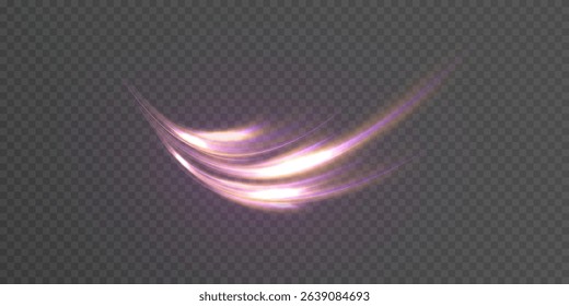 Glowing bright swirl for game interface design. Vector