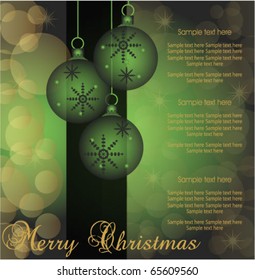 glowing christmas background