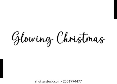 Glowing Christmas text christmas holiday quotes istalist typography 