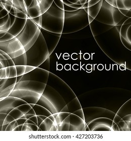 glowing circular abstract background. vector background.
