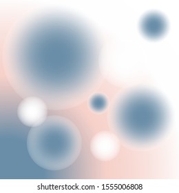 Glowing Circular Orbs on Gradient Background Vector 