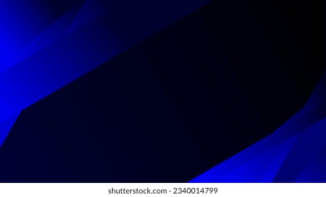 Glowing cold blue gradient rectangles over dark night background.