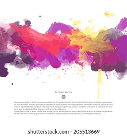 glowing colorful vector watercolor scene valuable for any project where a platter of colour makes the difference color pink nails hand texture colourful abstract background scene paint colorful red br