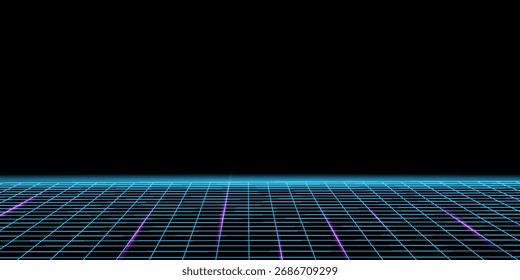 Onda de colores brillantes con puntos de movimiento y líneas. Fondo digital Abstractas. Concepto de conexión de big data. Telón de fondo de la tecnología futurista. Renderización 3D.