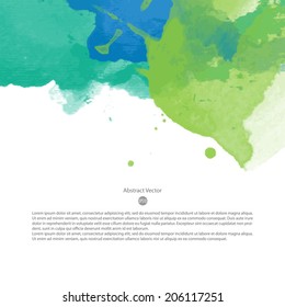 glowing colourful vector watercolor background beneficial for any project where a platter of color makes the difference color coloration water youth star texture kid colourful conceptual background sc