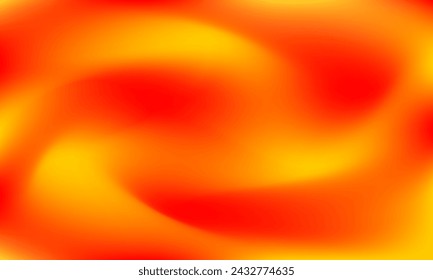 Brillante y fría textura de fondo de degradado de color rojo y amarillo curvado. Ilustración moderna dinámica del diseño abstracto para la obra de arte, papel pintado, plantilla, banner, póster, cubierta, digital, negocio