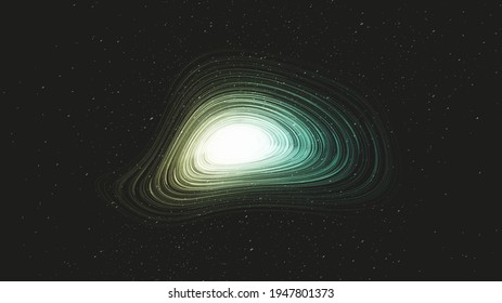 Glowing Curve interstella on Galaxy background with Milky Way spiral,Universe and starry concept desig,vector