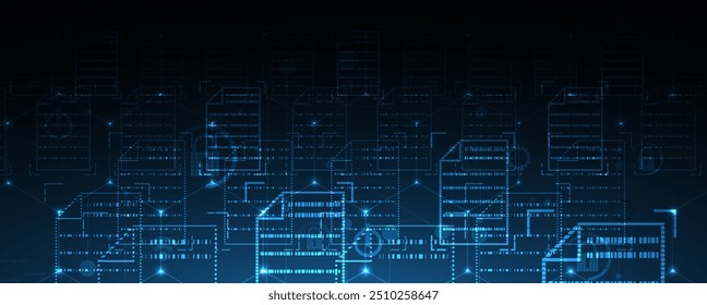 Fluxos de Dados Brilhantes Circulam um Contêiner Holográfico de Folgers do Futuro
