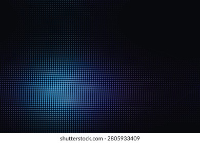 Glowing digital pixel matrix with gradient blue-green light dispersion pixelgrid digitalradiance