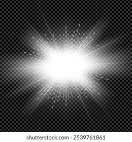 Efecto disco brillante, efecto de explosión estelar