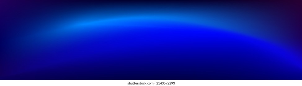 glowing edge of a semisphere vector, Blue glowing light on dark LinkedIn banner with 3d deep effects, shades for advertisement banner, webinar, stylish luxury feel, icon, Facebook cover, linkedin ads