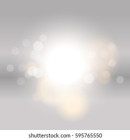 Glühender Effekt, luxuriöser Hintergrund. glänzender und glänzender Vektorhintergrund