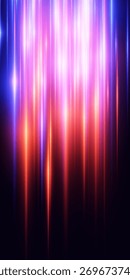 Linhas de energia brilhantes com efeito de luz dinâmico