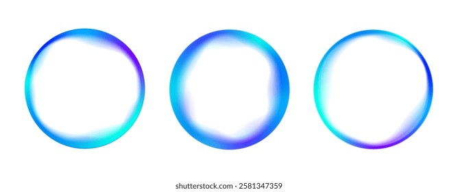 Glowing Energy Rings, Neon Light Halo, Abstract Colorful Aura, Futuristic Circular Glow, Digital Light Effect, Luminous Gradient Circle, Vibrant Holographic Orb, Sci-Fi Energy Field, Soft Glow Ring