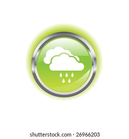 Glowing environmental button on a background for designer use