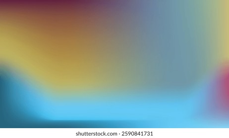 Glowing faded colorful gradient background