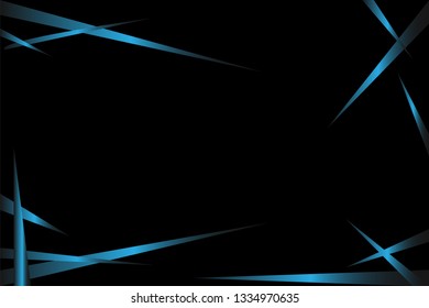 Glühende schnelle Linien BLAU