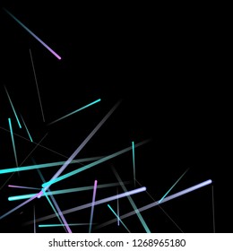Glowing Fast Lines. Digital Falling Glare. Flow Light Trail. Neon Element Futuristic Design. Simple Glowing Lines Movement Concept. Minimal Modern Dynamic 3D Effect. Techno Vector illustration Eps10.