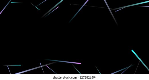 Glowing Fast Lines. Digital Falling Glare. Flow Light Trail. Neon Element Futuristic Design. Simple Glowing Lines Movement Concept. Minimal Modern Dynamic 3D Effect. Techno Vector illustration Eps10.