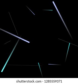 Glowing Fast Lines. Digital Falling Glare. Flow Light Trail. Neon Element Futuristic Design. Simple Glowing Lines Movement Concept. Minimal Modern Dynamic 3D Effect. Techno Vector illustration Eps10.