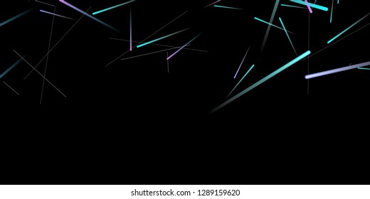 Glowing Fast Lines. Digital Falling Glare. Flow Light Trail. Neon Element Futuristic Design. Simple Glowing Lines Movement Concept. Minimal Modern Dynamic 3D Effect. Techno Vector illustration Eps10.