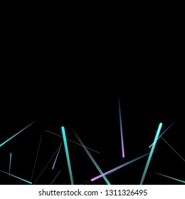 Glowing Fast Lines. Digital Falling Glare. Flow Light Trail. Neon Element Futuristic Design. Simple Glowing Lines Movement Concept. Minimal Modern Dynamic 3D Effect. Techno Vector illustration Eps10.