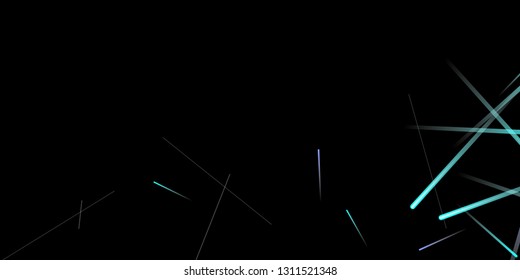 Glowing Fast Lines. Digital Falling Glare. Flow Light Trail. Neon Element Futuristic Design. Simple Glowing Lines Movement Concept. Minimal Modern Dynamic 3D Effect. Techno Vector illustration Eps10.