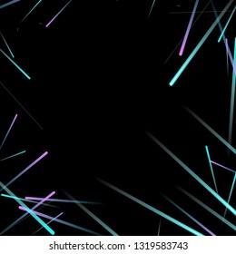 Glowing Fast Lines. Digital Falling Glare. Flow Light Trail. Neon Element Futuristic Design. Simple Glowing Lines Movement Concept. Minimal Modern Dynamic 3D Effect. Techno Vector illustration Eps10.