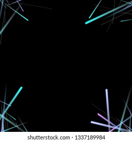 Glowing Fast Lines. Digital Falling Glare. Flow Light Trail. Neon Element Futuristic Design. Simple Glowing Lines Movement Concept. Minimal Modern Dynamic 3D Effect. Techno Vector illustration Eps10.