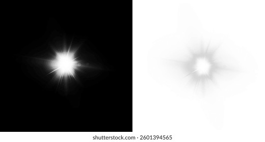 glowing festive texture featuring magical light beams, sparkling flares, and vibrant bursts. Perfect for celebrations, party designs, holiday decorations, and abstract glowing effects. Vector PNG	