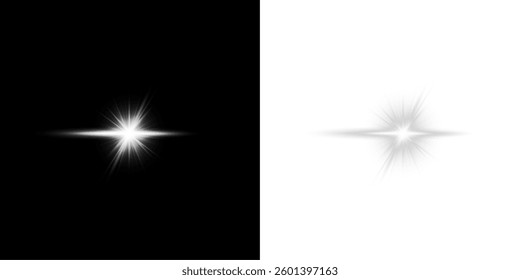 glowing festive texture featuring magical light beams, sparkling flares, and vibrant bursts. Perfect for celebrations, party designs, holiday decorations, and abstract glowing effects. Vector PNG	