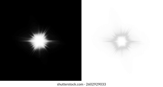 glowing festive texture featuring magical light beams, sparkling flares, and vibrant bursts. Perfect for celebrations, party designs, holiday decorations, and abstract glowing effects. Vector PNG
