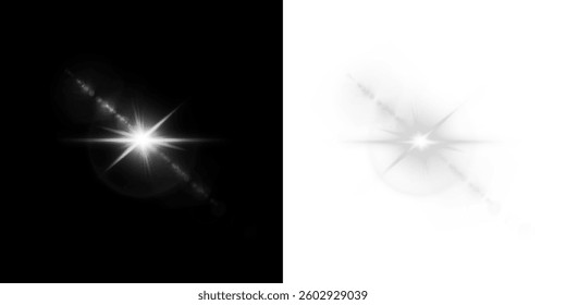 glowing festive texture featuring magical light beams, sparkling flares, and vibrant bursts. Perfect for celebrations, party designs, holiday decorations, and abstract glowing effects. Vector PNG