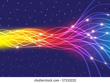 Glowing Fibers