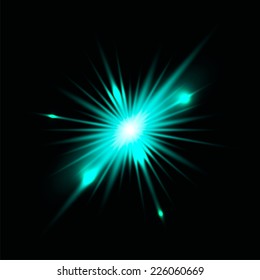 Glowing fire line background made in vector
