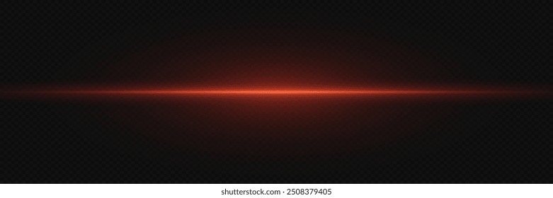 Brillante destello de luz. El efecto de una línea de policía de alta velocidad. Haz de luz láser.