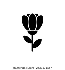 Glowing Flower in Darkness Symbolizing Resilience and Strength