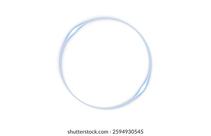 Glowing frame with neon effects, abstract PNG vector suitable for technical design, portals, bright backgrounds, dynamics, Vector graphics.