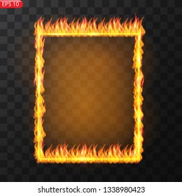 Glowing frames on transparent background. Square glow borders. Sparkling geometric light banner. Luminous triangle light shape. Shining forms.