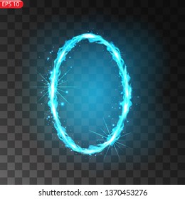 Glowing frames on transparent background. Square glow borders. Sparkling geometric light banner. Luminous triangle light shape. Shining forms.