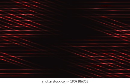 Glowing futuristic lines in the dark space. Abstract futuristic technology art wallpaper. Vector light banner.