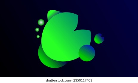 Glowing gradient lily pad text placeholder abstract copy space background
