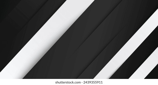 Papel de fondo abstracto gris brillante negro y elementos de capa vectoriales para la presentación. Adecuado para empresas, empresas, instituciones, seminarios y charlas