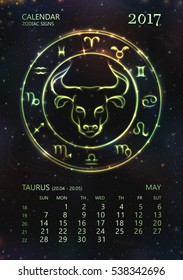Glowing GREEN Astrology Zodiac Signs 
