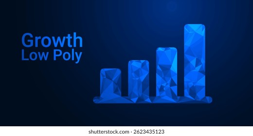 Glowing Growth Arrow Chart: Futuristic Business Success, Financial Progress, and Innovation Concept with Bright Upward Arrow on Digital Background