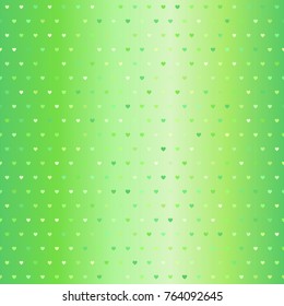 Glowing heart pattern. Seamless vector
