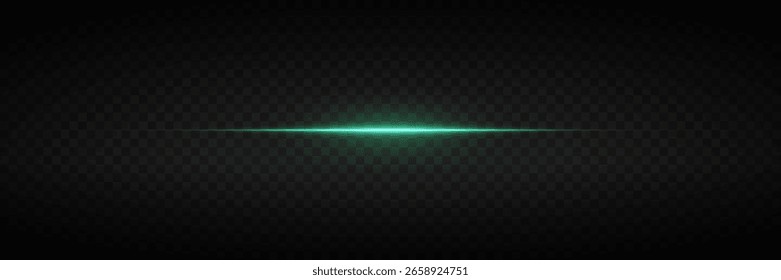 Linhas horizontais brilhantes de luz, flash laser.